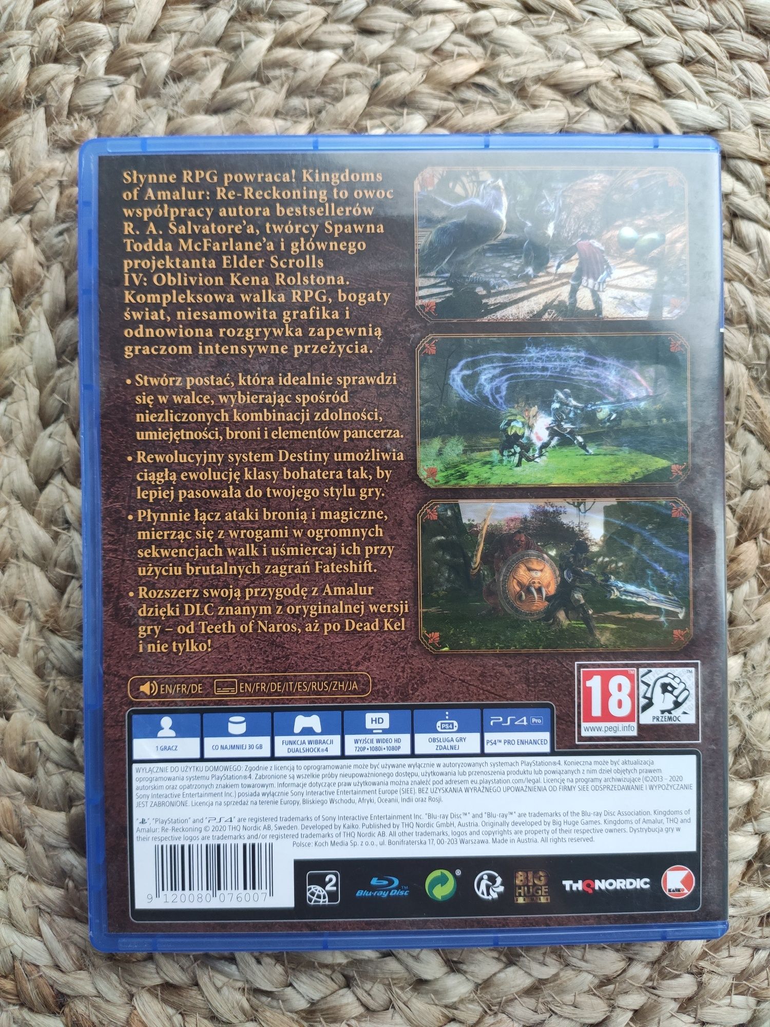 Gra Kingdoms OF Amalur Re-Reckoning PS4