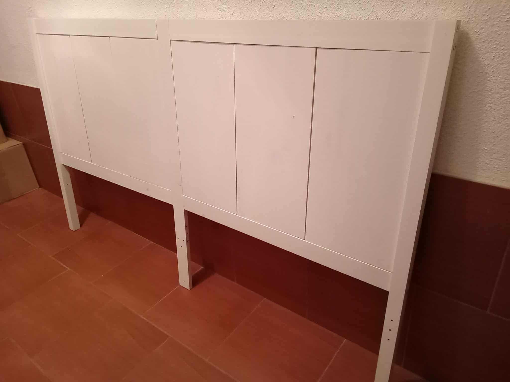 Cabeceira de cama em madeira 1,60m