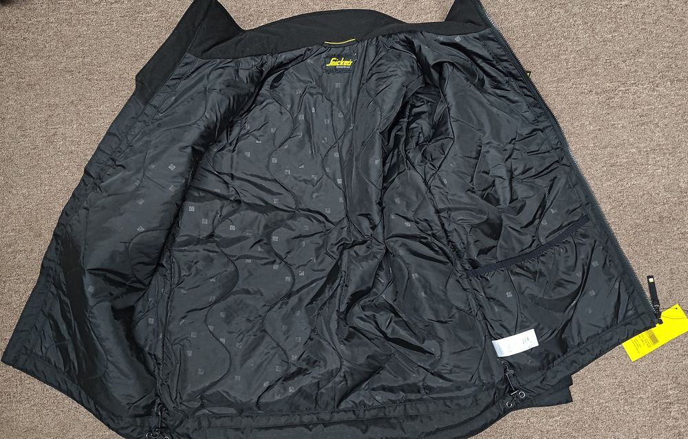 1148 Snickers M zimowa kurtka robocza ripstop  czarna mocna lekka