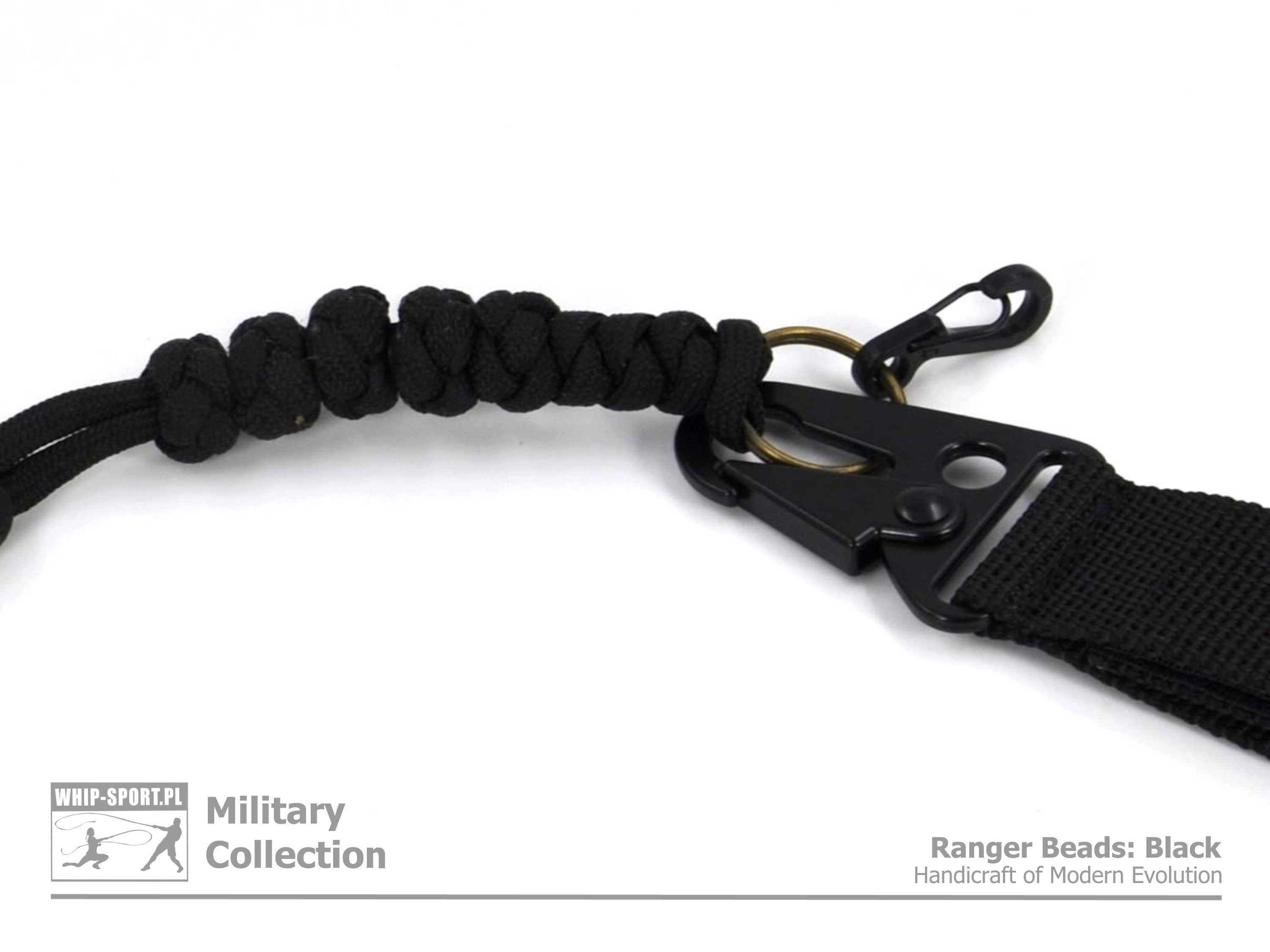 Różaniec Rangera / Krokomierz / Ranger Beads - Czarny