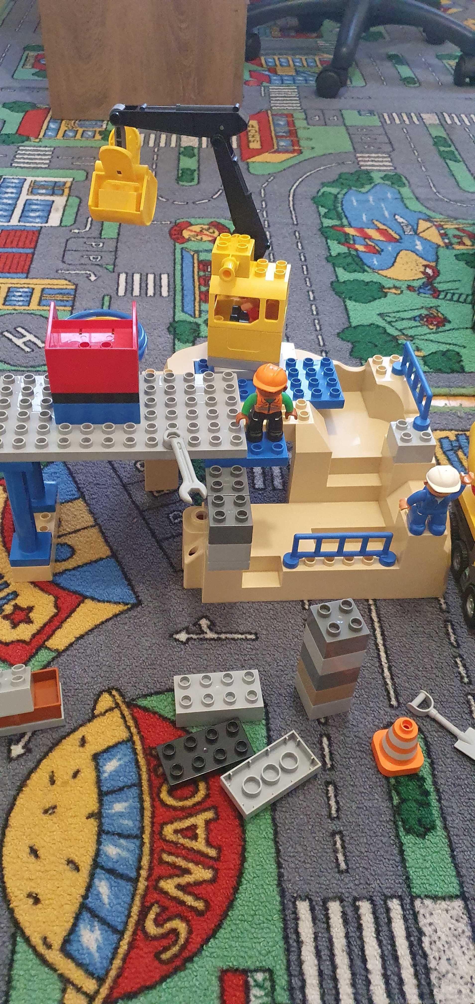 Klocki lego duplo 5653 duży zestaw plus wywrotka i samochód