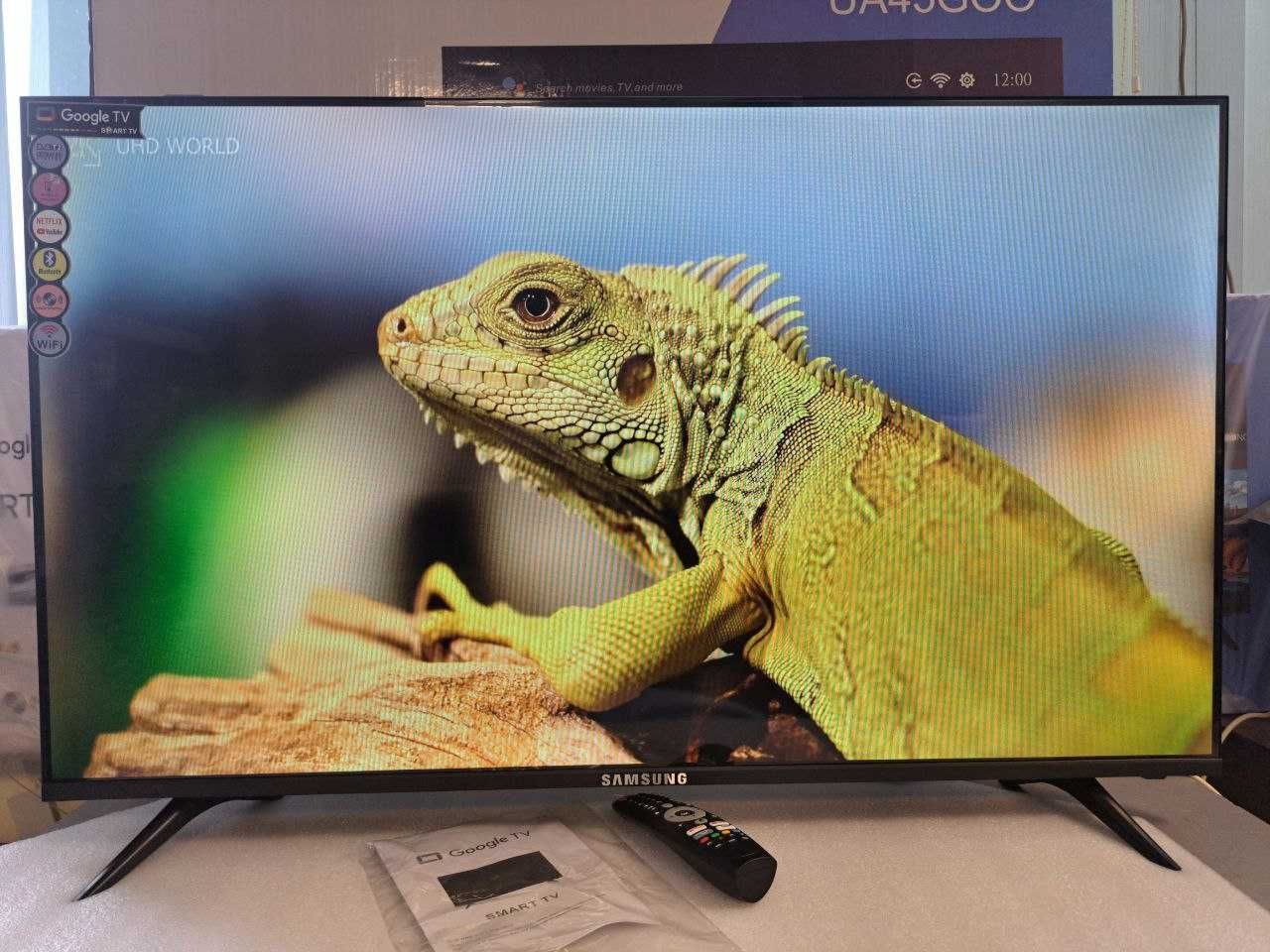 Безрамочный телевизор SAMSUNG 45" 4K Google TV Smart телевізор 2024
