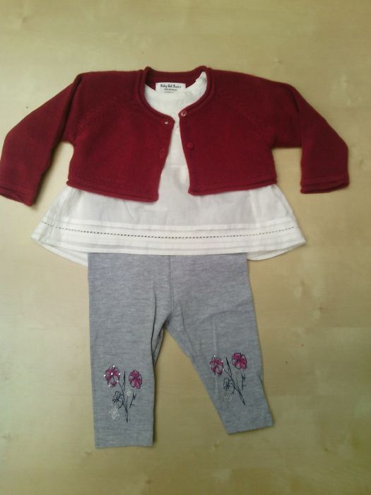 Zestaw Zara, bluzeczka i bolerko, r. 68/74, spodenki gratis