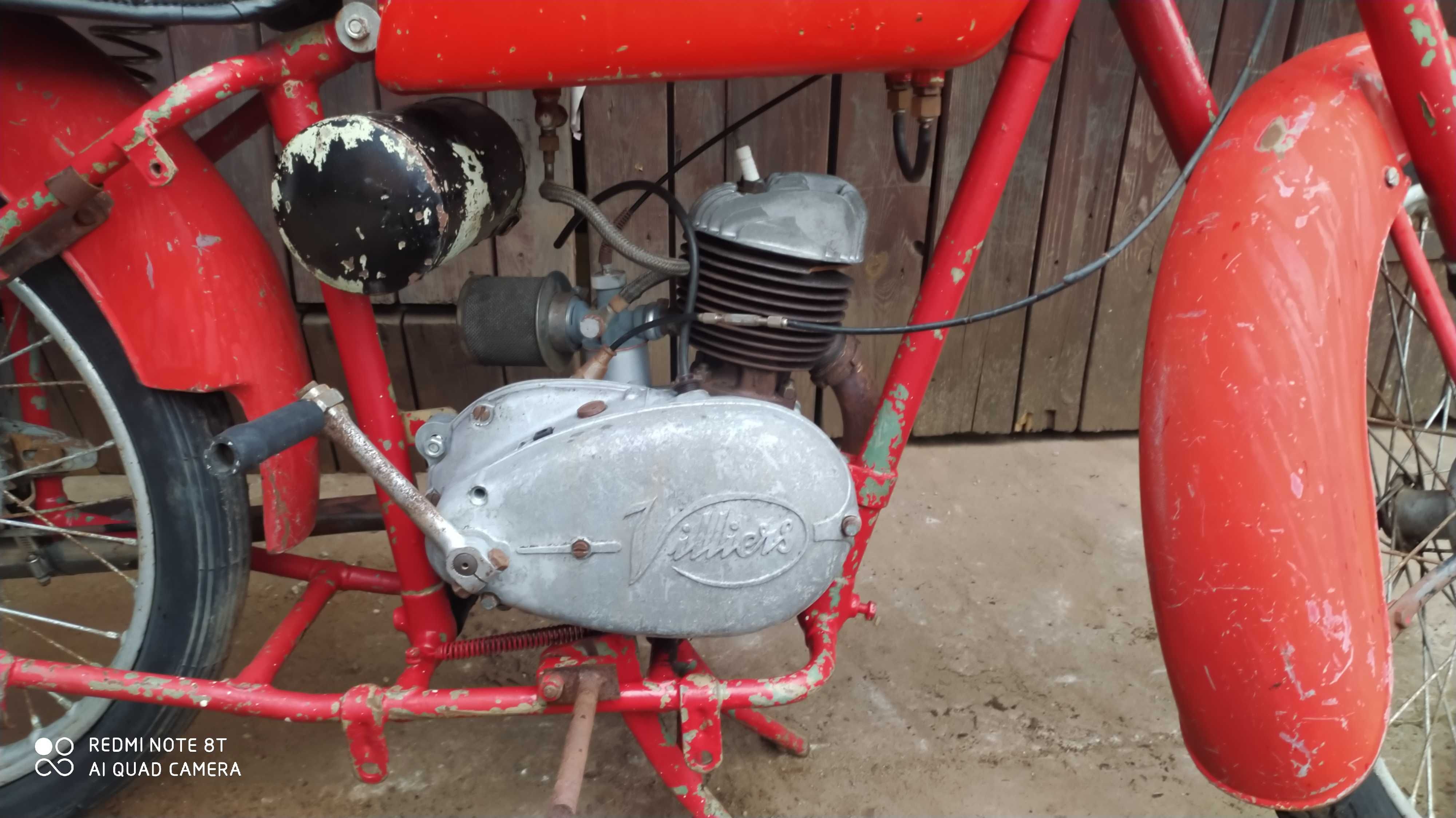 EXCELSIOR zabytkowy  motocykl 1957  silnik Vilersa  nie Junak awo bmw
