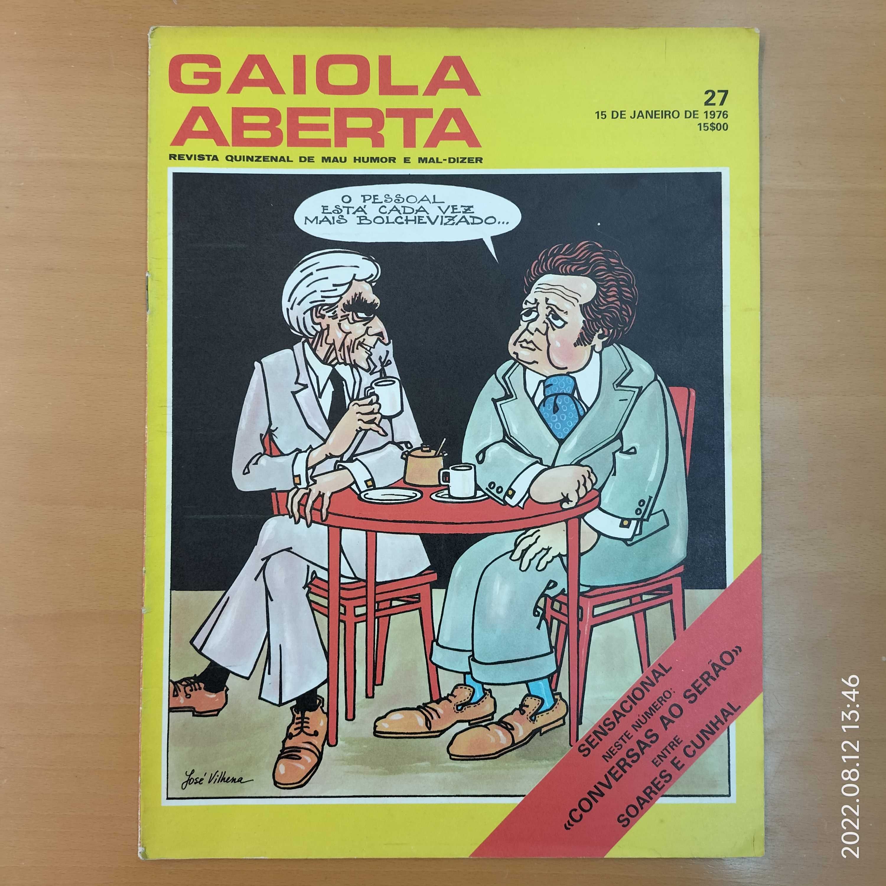 Revistas "Gaiola Aberta"  e Revistas "Fala Barato" de José Vilhena