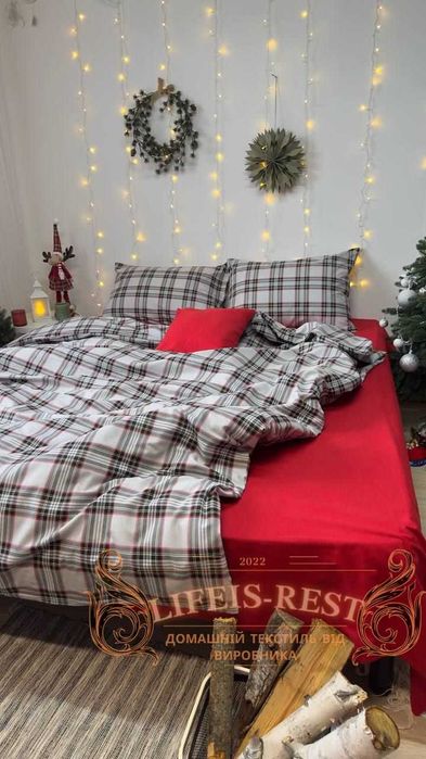 Комлект Фланель Байка Турция Фабрика полутоный двушка евро семейный