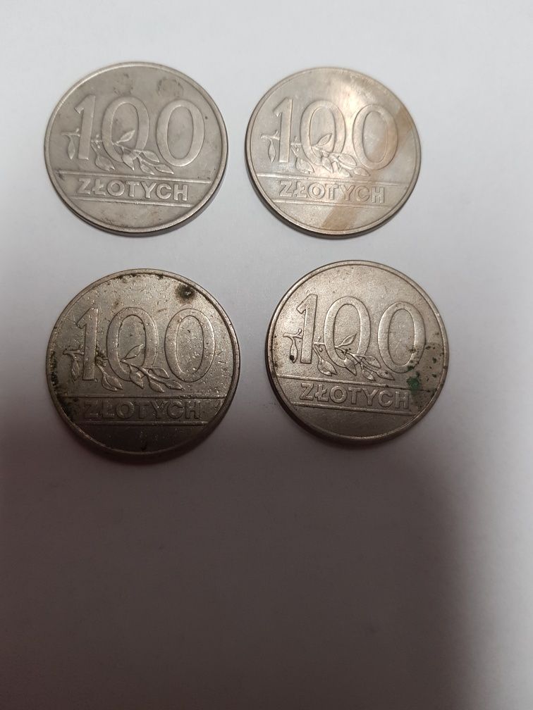 Monety 100zł z 1990 roku