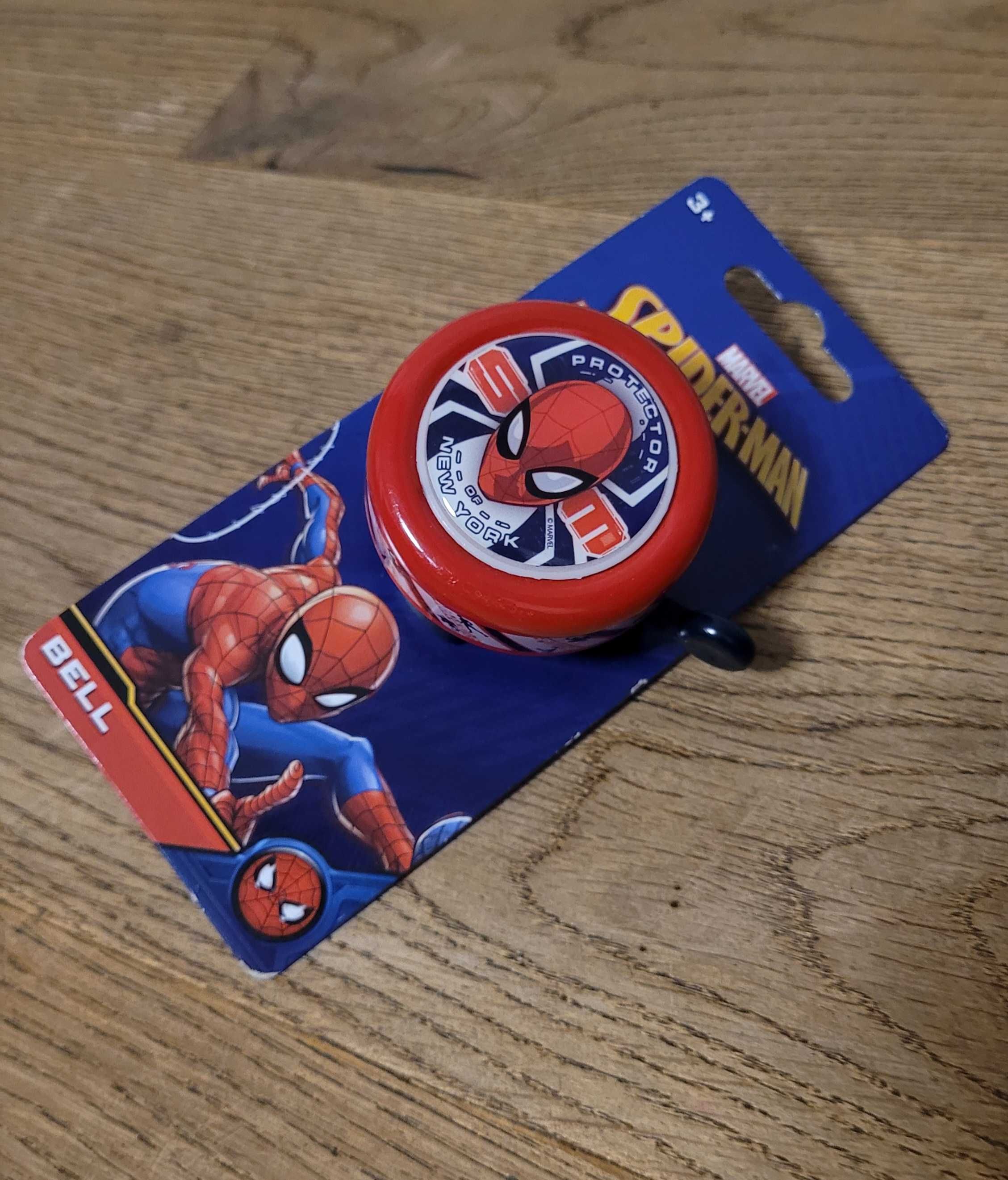 NOWY dzwonek do roweru rowerka biegówki Spiderman Marvel