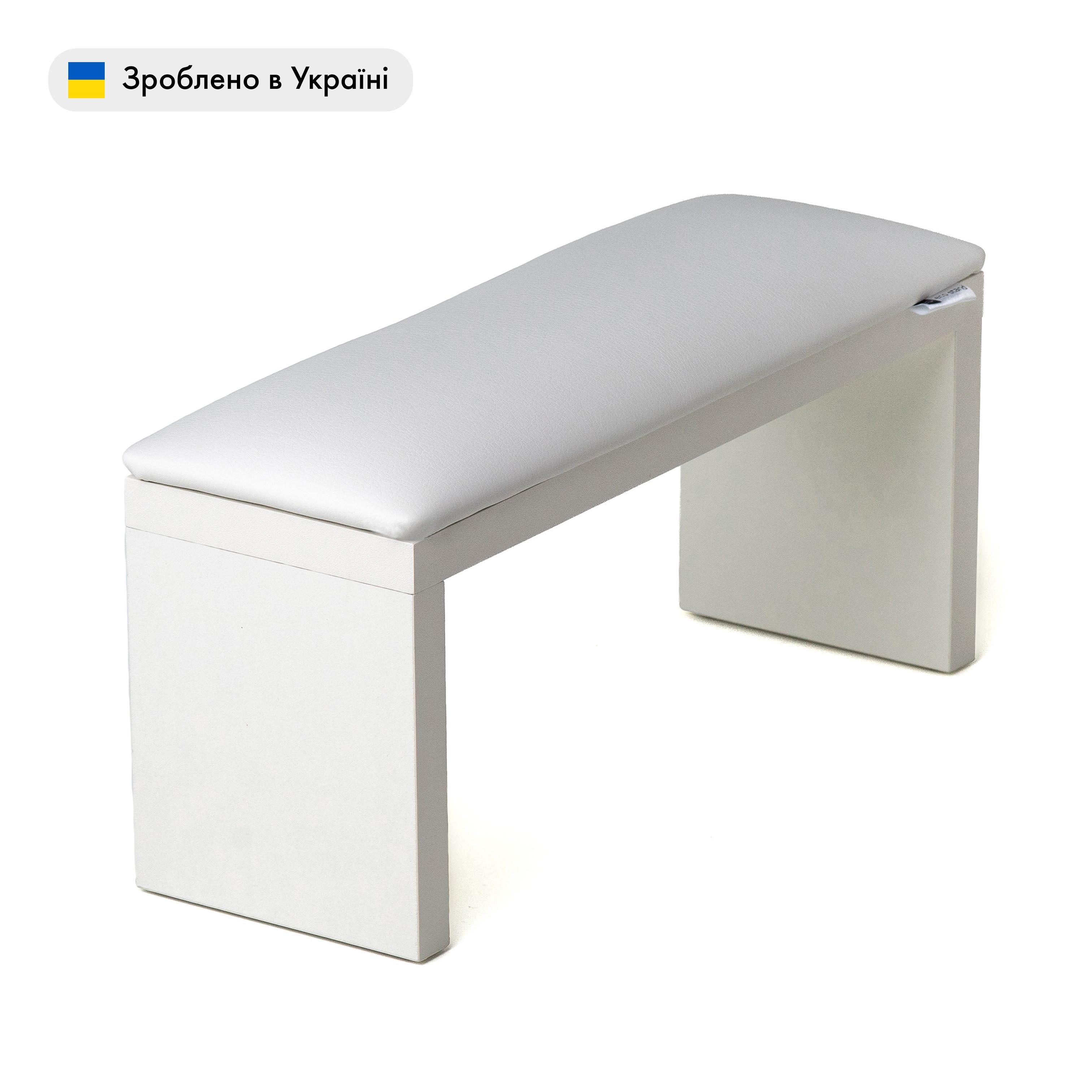 Манікюрна підставка (підлокітник) ECO STAND WOOD white