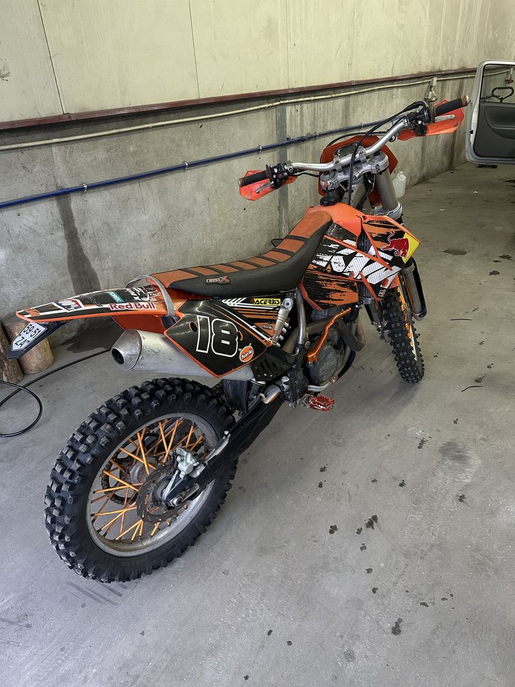 KTM 450 exc Matriculada com motor de Arranque