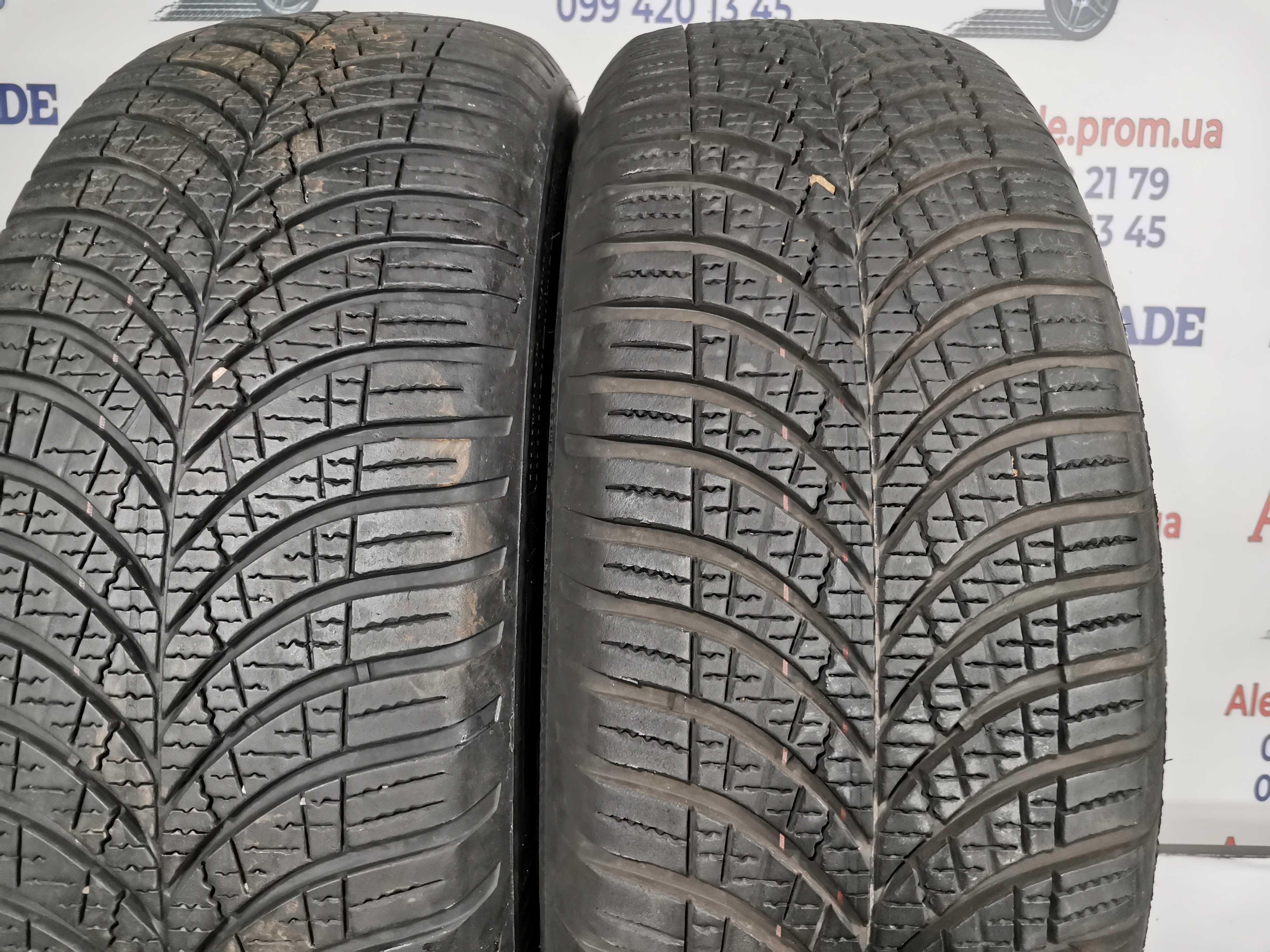 2 шт. 225/60 R18 Goodyear Vector 4Seasons Gen-3 SUV шини б/у