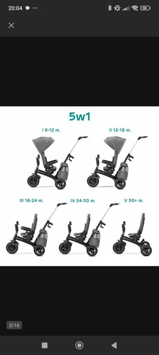 Rowerek trójkołowy