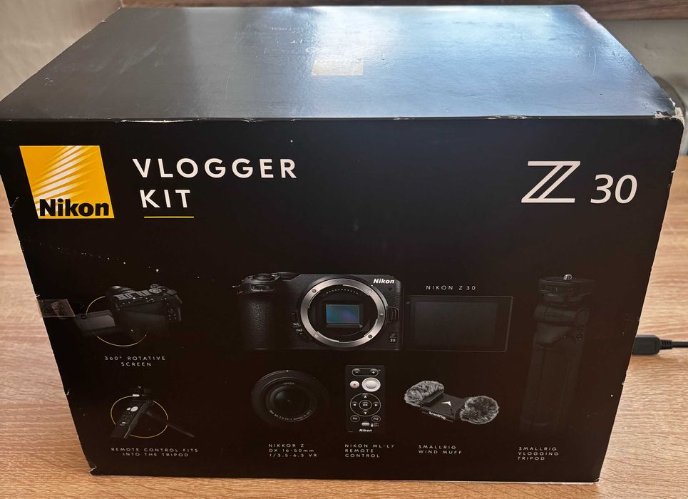 Nikon Z 30 + NIKKOR 16–50 mm VR + statyw – stan jak nowy