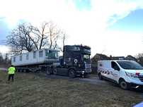 Transport niskopodwoziowy laweta platforma