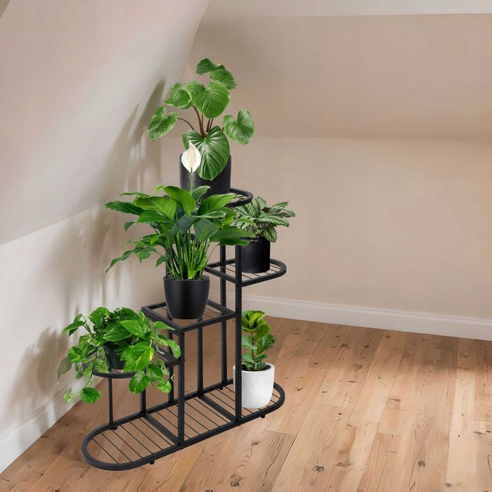 Kwietnik Metalowy Stojak Na Kwiaty Rośliny Stojący Industrialny