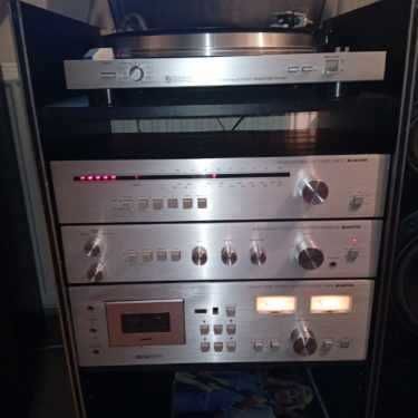 unitra wieża ZM1007 gramofon ,szafka ,kolumny