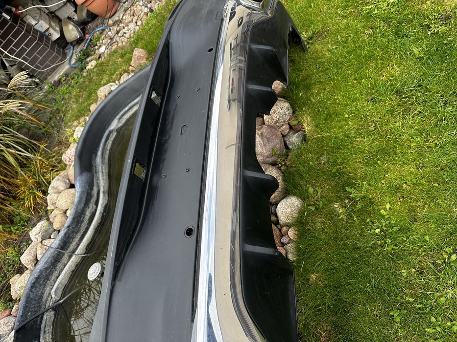 Mercedes GLE Coupe w167 amg dyfuzor zderzak chrom dokladka tyl tylna