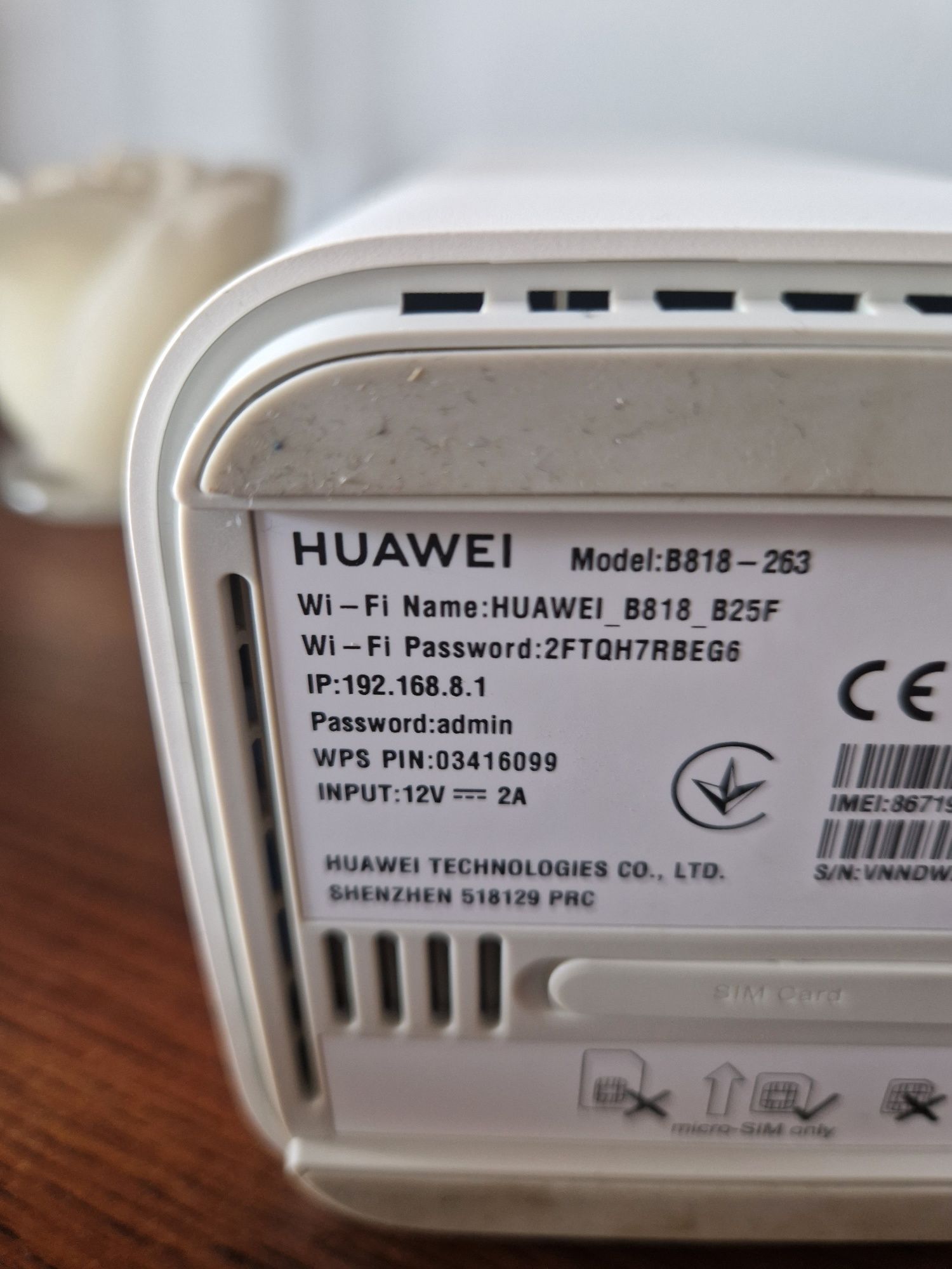 HUAWEI 4G Router 3 Prime Biały na gwarancji, bez simlocka