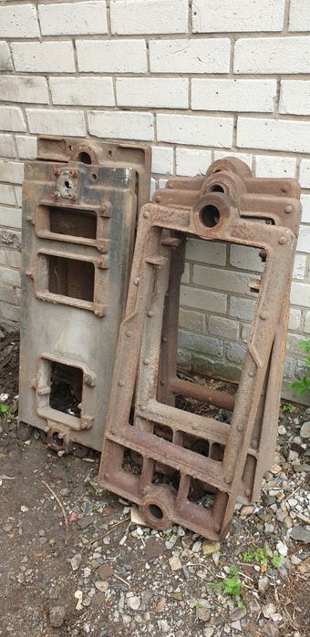 Котёл твердотопливный (чугун). Наборной.