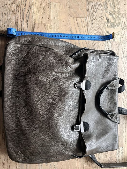 Рюкзак кожанный светло коричневый