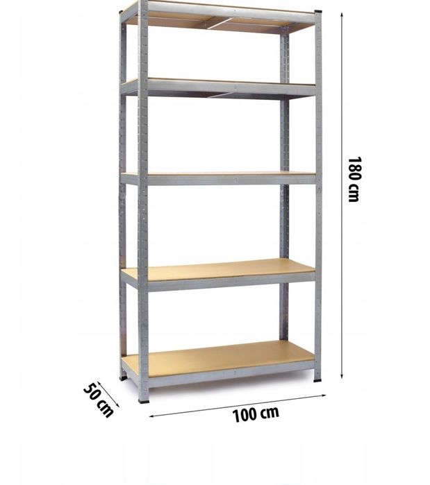 180 × 100 × 50 см. Стелаж металевий Humberg