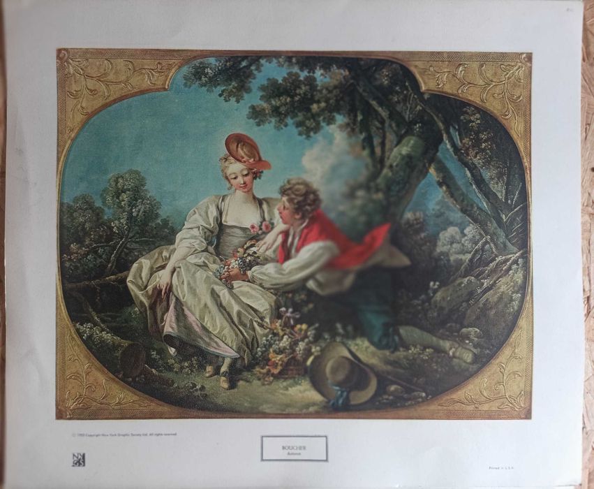 Coleção gravuras 4 estações de François Boucher