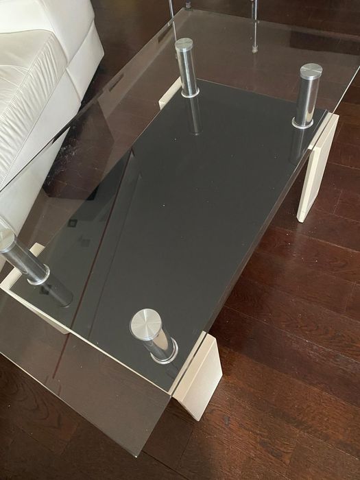 Piękna Szklana ława 110 cm x 60 cm