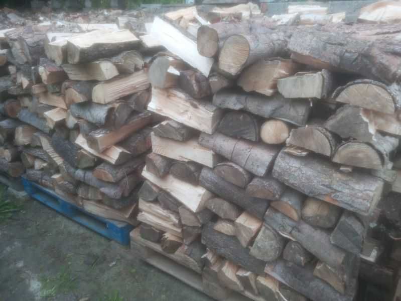 Drewno na opał sezonowane: 1) olcha 320 zł 2) sosna 230 zł