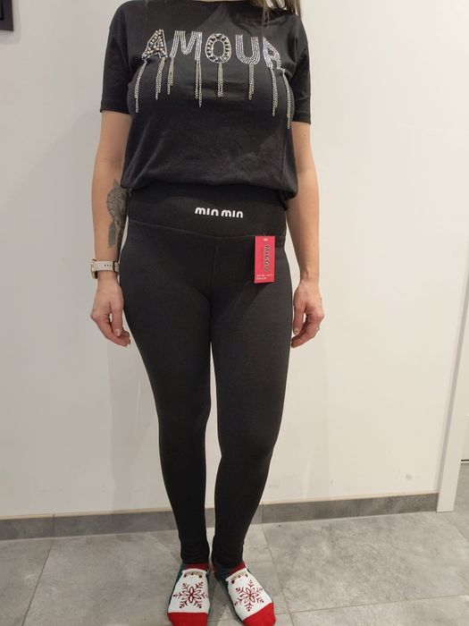 Leginsy lekko ocieplane r. S/M