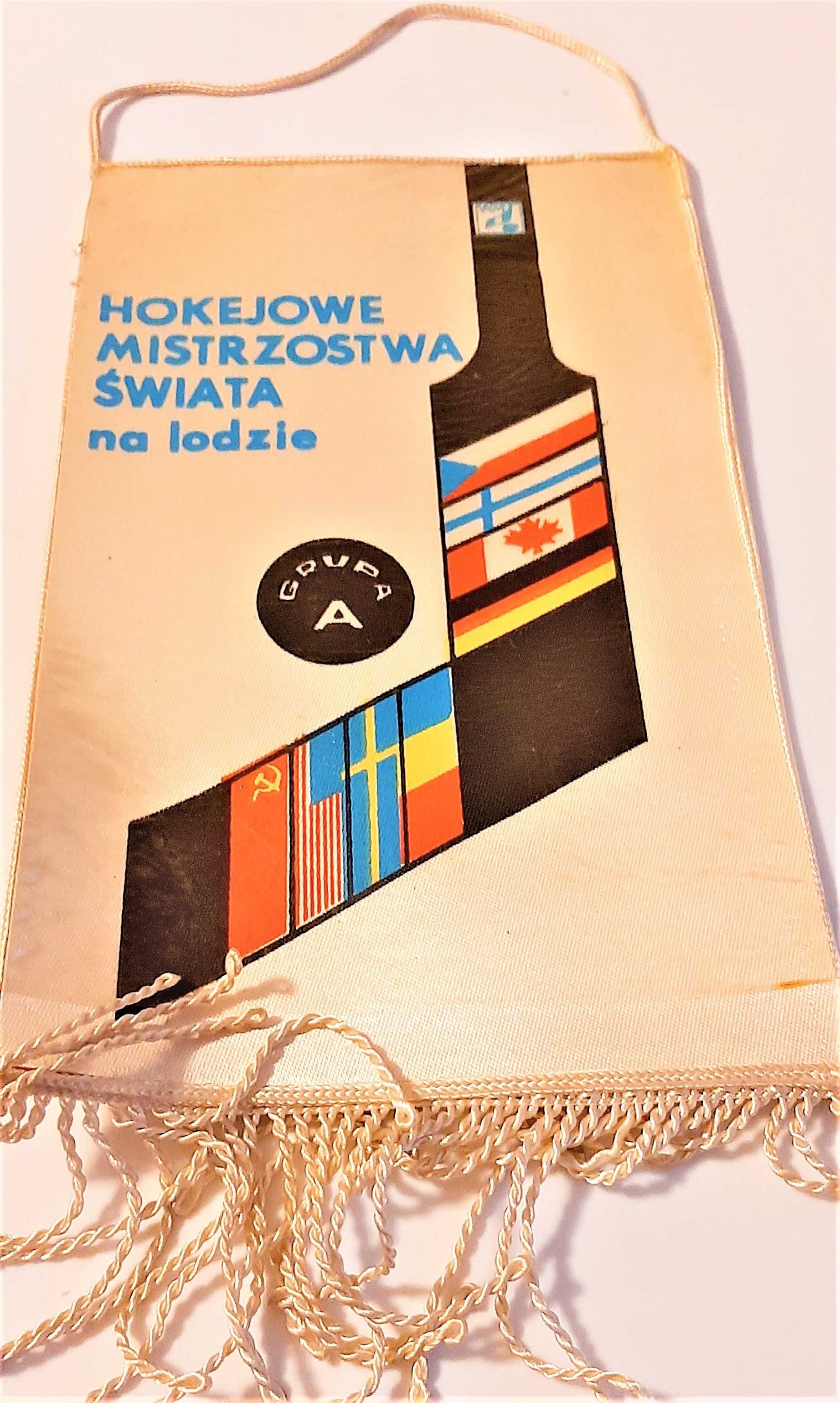 Proporczyk Hokej Mistrzostwa Świata Wiedeń Austria 1977