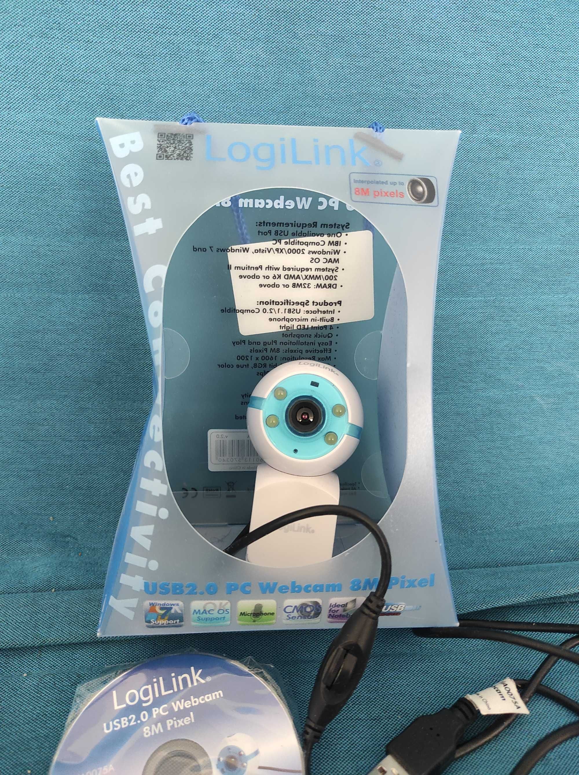 Kamerka komputerowa LogiLink internetowa jak Logitech
