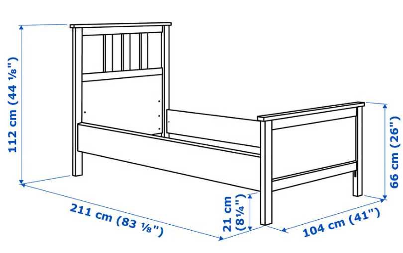 Łóżko ikea HEMNES 90cm x 200cm (sklep 899) okazja