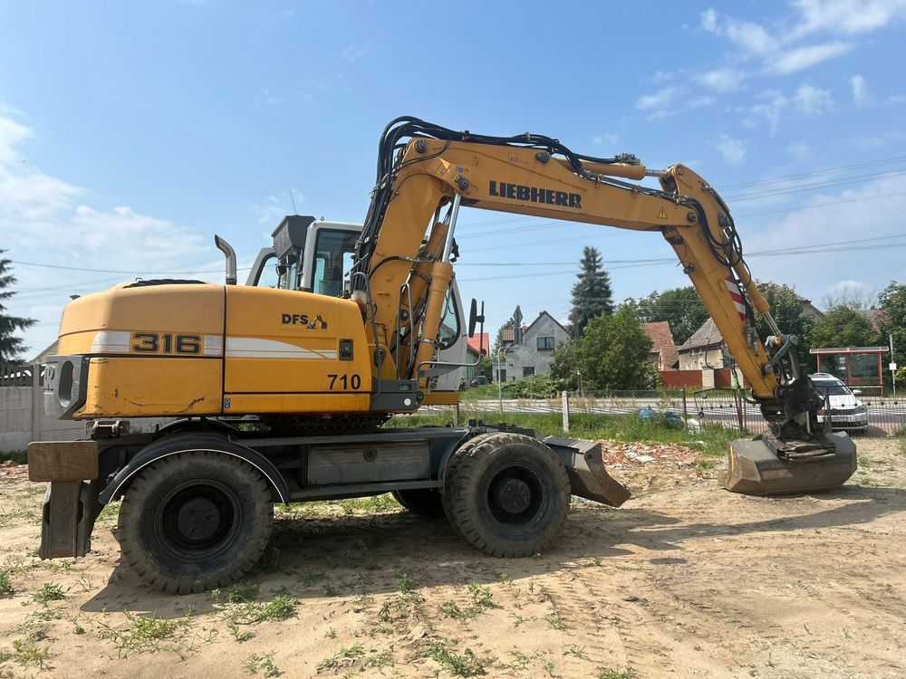 Koparka Kołowa Liebherr A316 Rotator+Szczypce