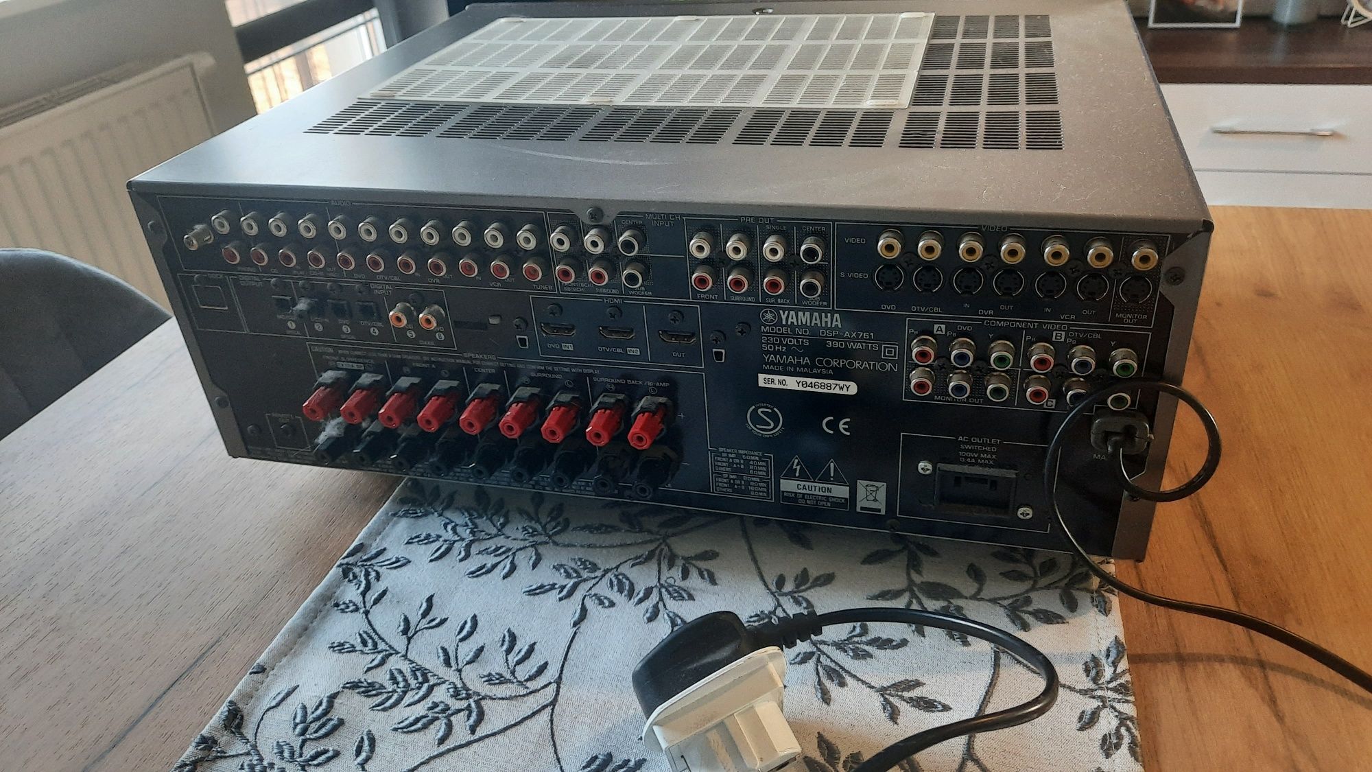 Amplituner Yamaha DSP-AX761 + korektor cinema Dsp HDMI zamiana