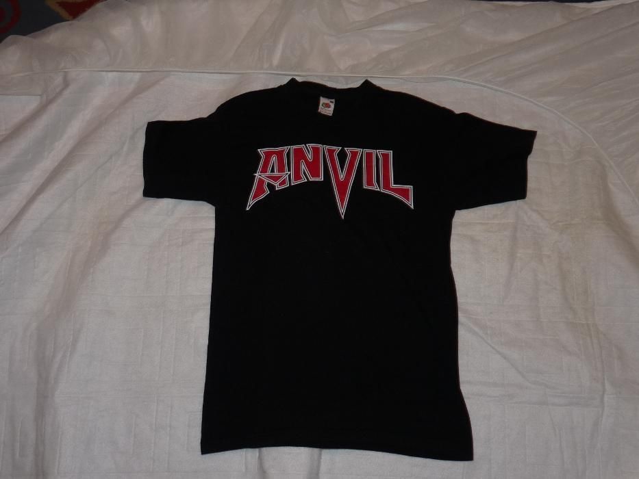 Koszulka T-shirt Heavy Metal „Anvil”  Stan BDB,  Rozmiar "S", damska