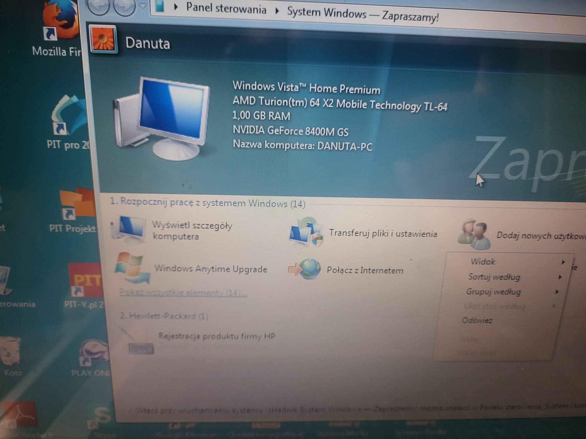 Sprzedam  Płytę głowną + Procesor do Laptopa HP PAVILION DV6700