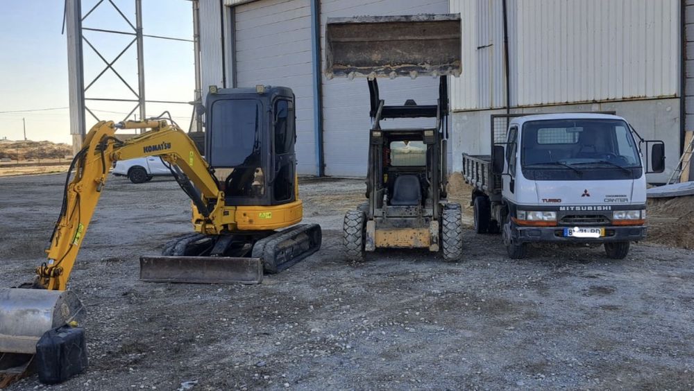 Serviços com Bobcat, MiniGiratoria e com Carrinha