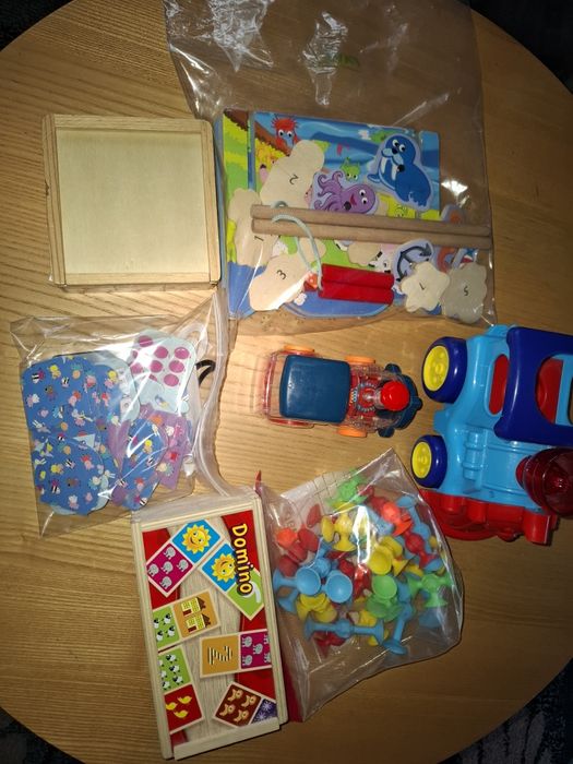 Paczka zabawek na mikołaja 2-3 lata