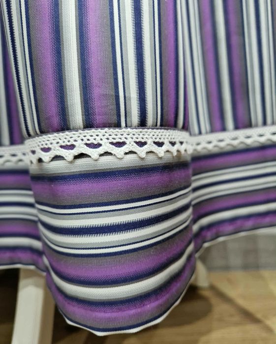 Spódnica pasiak fioletowy 3XL