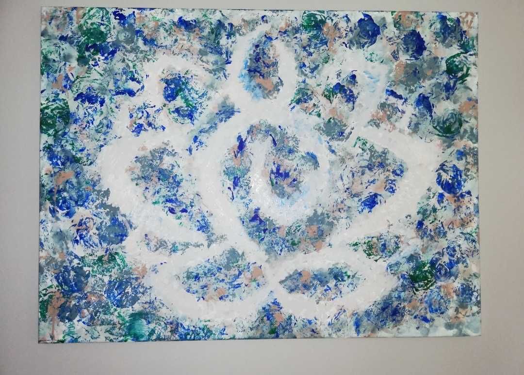 Obraz na płótnie, ręcznie malowany 60x80