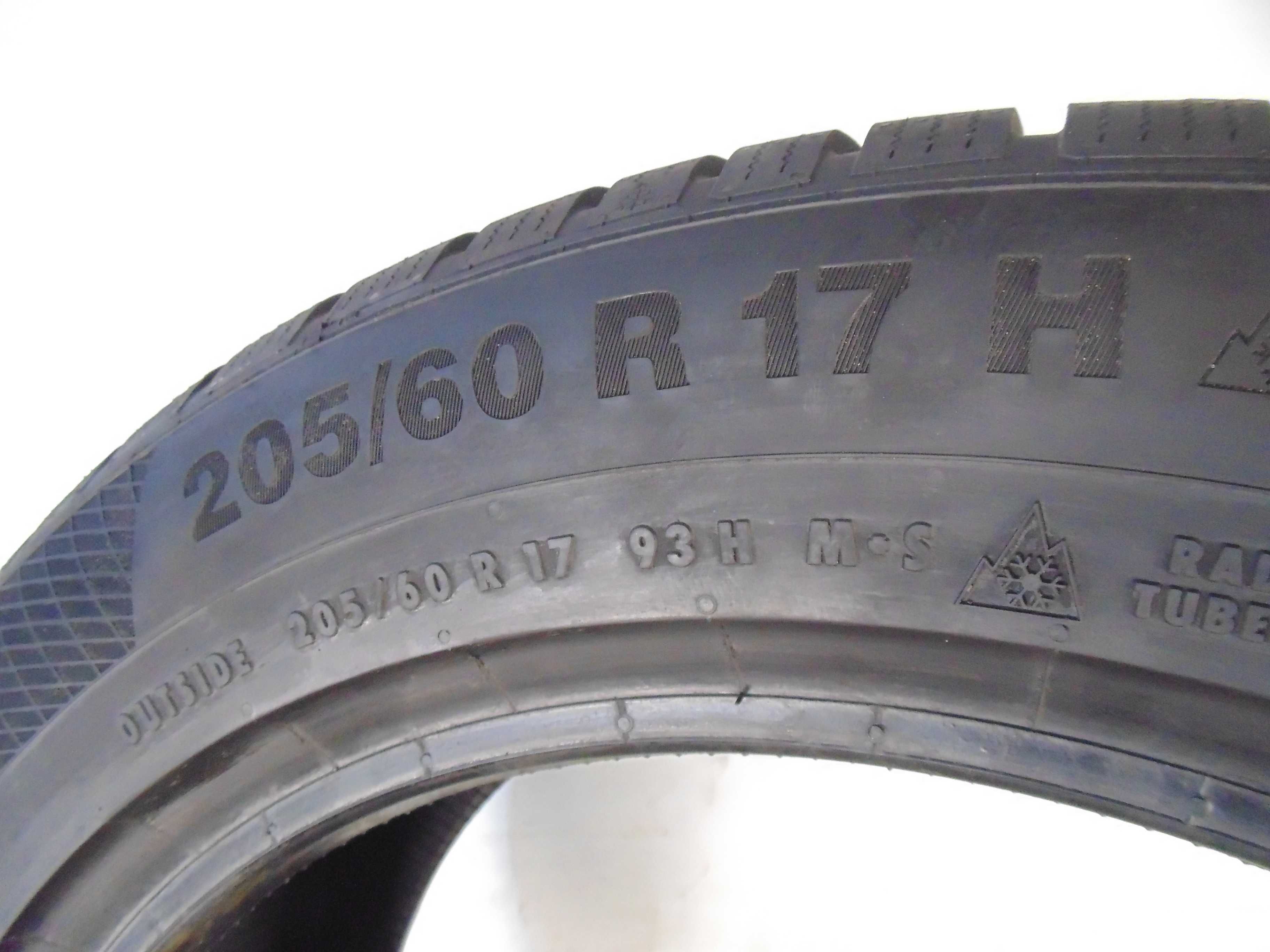 2x 205/60 R17 93H Continental WinterContact TS 850P  8,50m 2020r