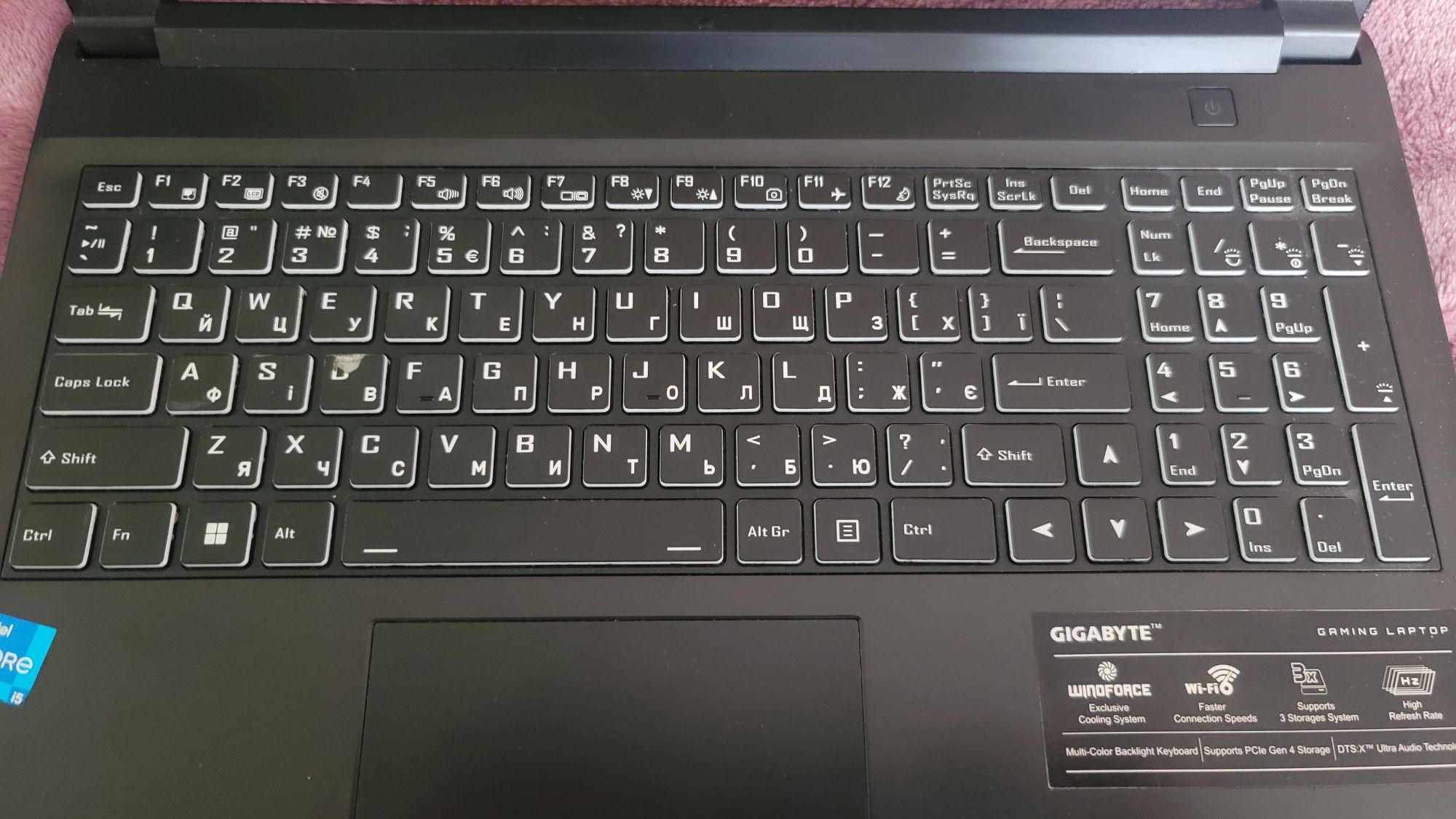Ноутбук Gigabyte g5 gd RTX3050