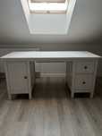 biurko hemnes ikea + oryginalna nowa puszka farby