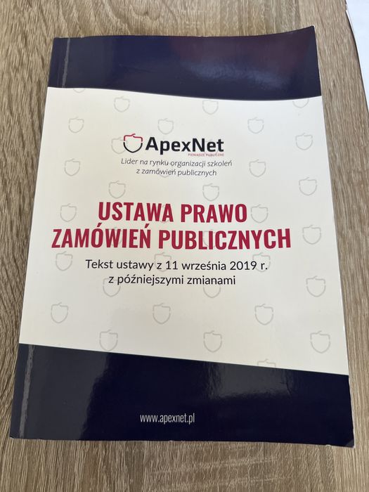 Książka ustawa prawo zamówień publicznych