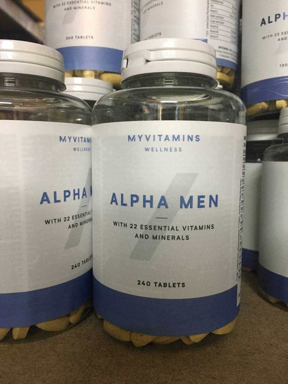ТОП • ВИТАМИНЫ MyProtein Alpha Men 240 таб • ДЛЯ МУЖЧИН