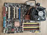 Płyta główna Asus P5KC 4 GB + chłodzenie