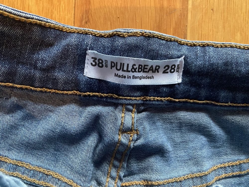 Spodnie jeansowe Pull&Bear rozm 38 damskie wysyłka 1 zł