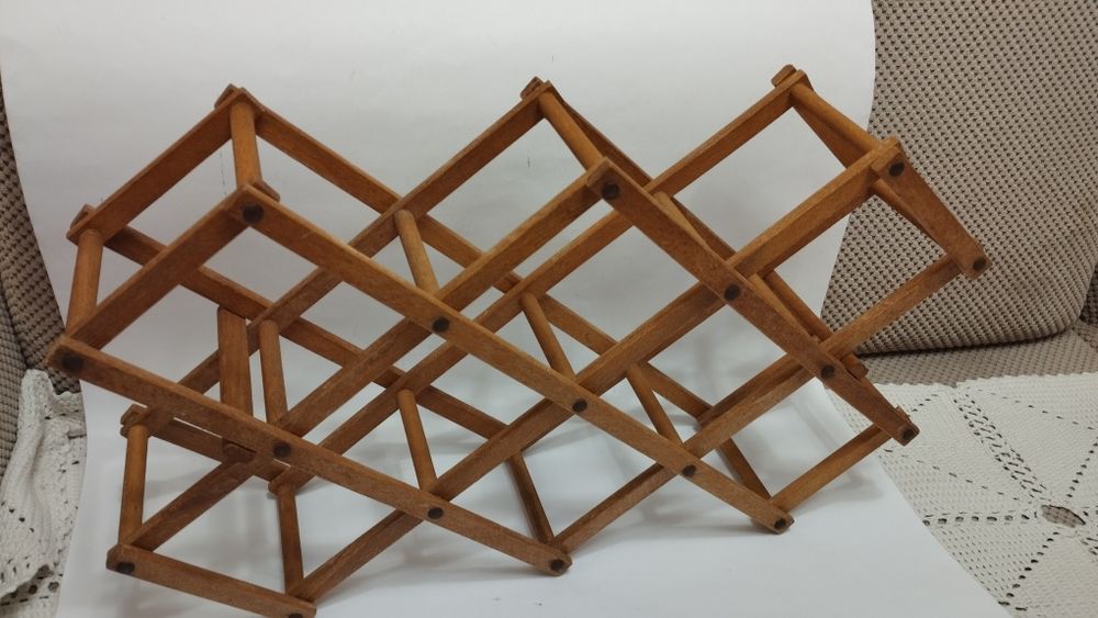 Підставка під вино.Вінтаж.Розкладна підставка.