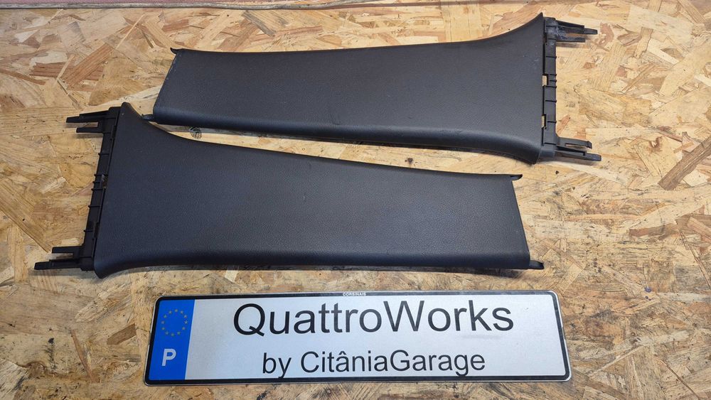 AUDI A4 B5 (8D)- Pilares B INFERIORES  1995 até 2001 - Cor: PRETOS