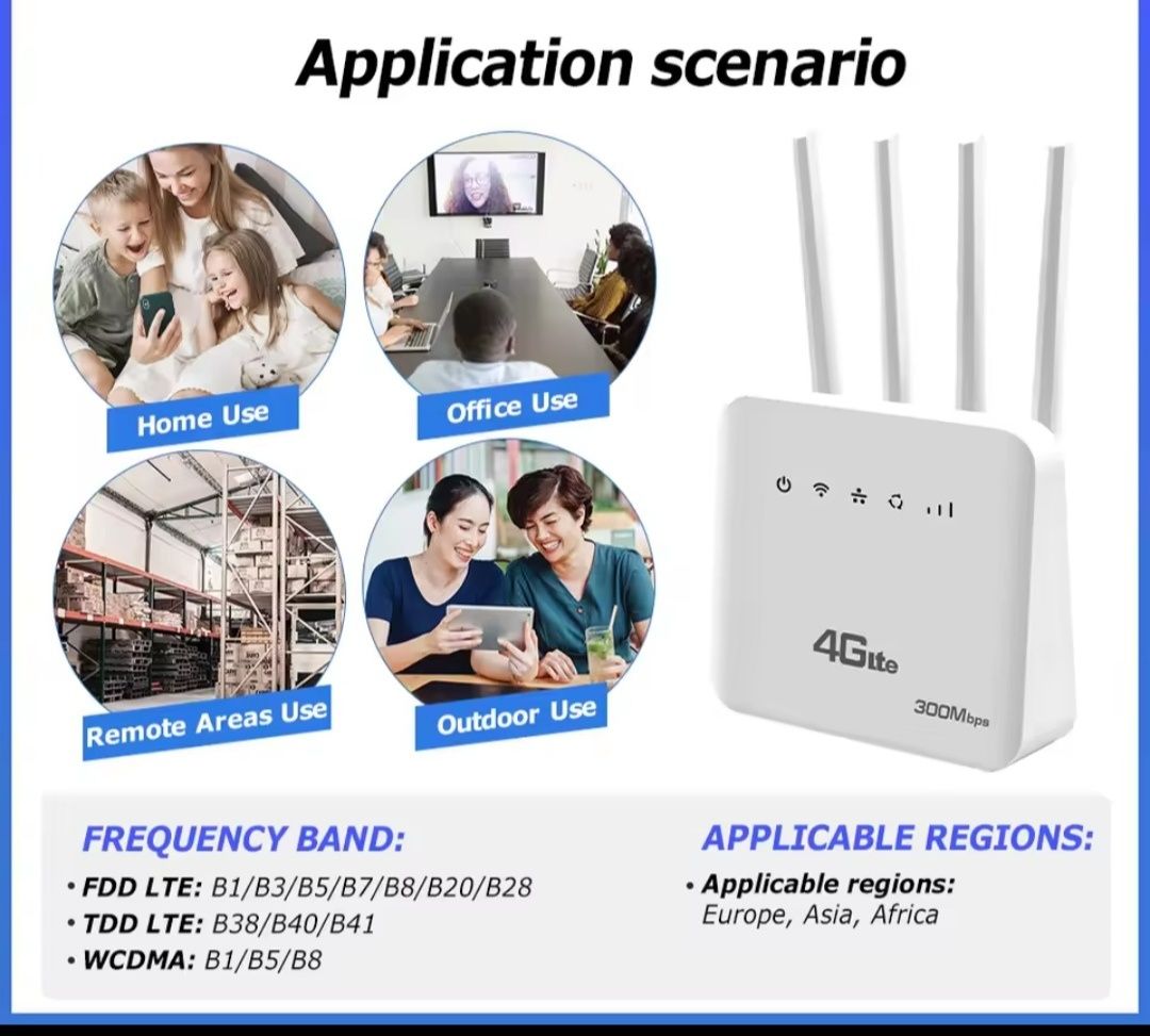 Router 4g WiFi 6